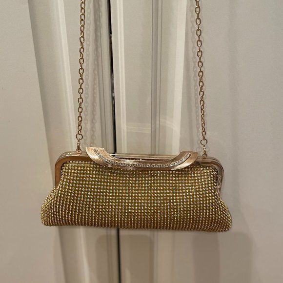 Kate Landry Bags Gold Evening Bag Poshmark